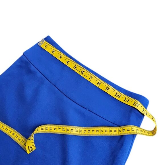 Love & Liberty Womens Zip Back Bodycon Fitted Mini Skirt, Blue, Size Small - Picture 2 of 7